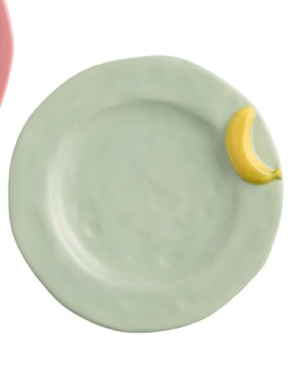 NEW Fruit Icon Ceramic Salad Plates Set of 2